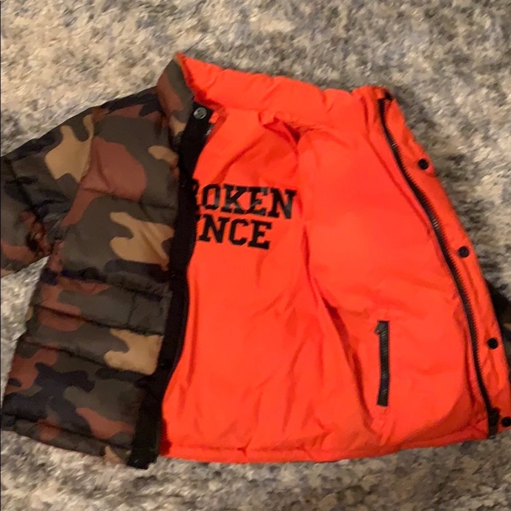 Reversible puffer coat - Picture 3 of 7